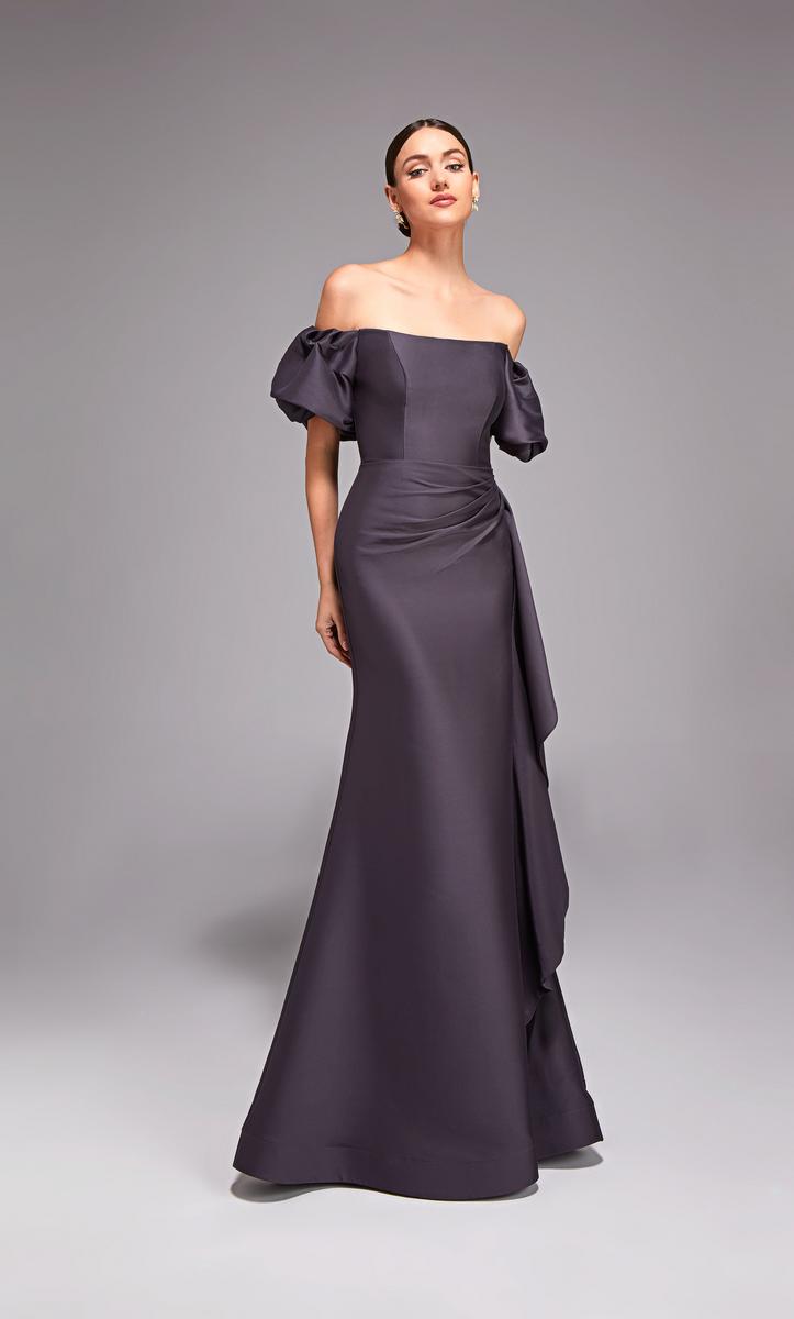 Alyce Black Label Dress 27863 - Charcoal