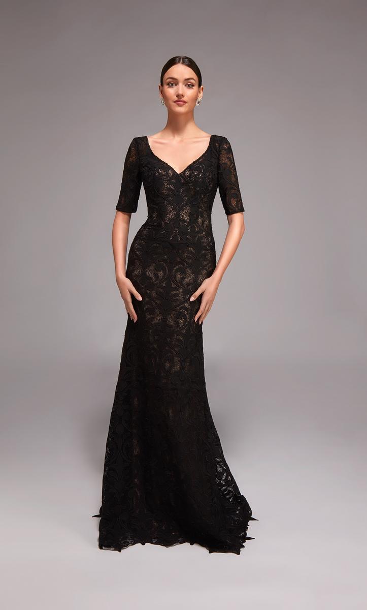 Alyce Black Label Dress 27871 - Black/Shadow Grey