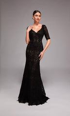 Alyce Black Label Dress 27871 - Black/Shadow Grey
