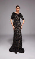 Alyce Black Label Dress 27876 - Black/Shadow Grey