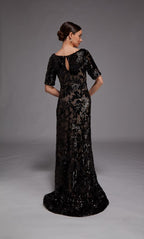 Alyce Black Label Dress 27876 - Black/Shadow Grey