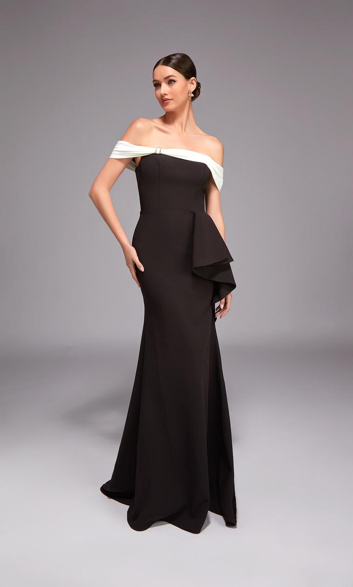 JDL by Alyce 27877 - Black/Ivory