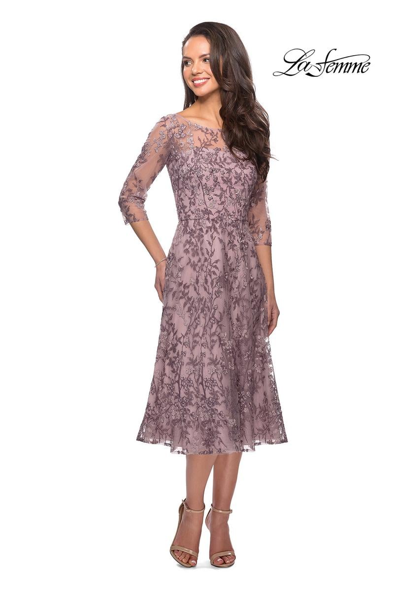 La Femme Mother of the Bride 27971 - Dusty Lilac