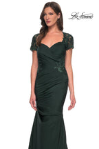 La Femme Evening Dress 27989 - Dark Emerald