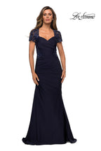 La Femme Evening Dress 27989 - Navy