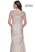 La Femme Evening Dress 27989 - Silver