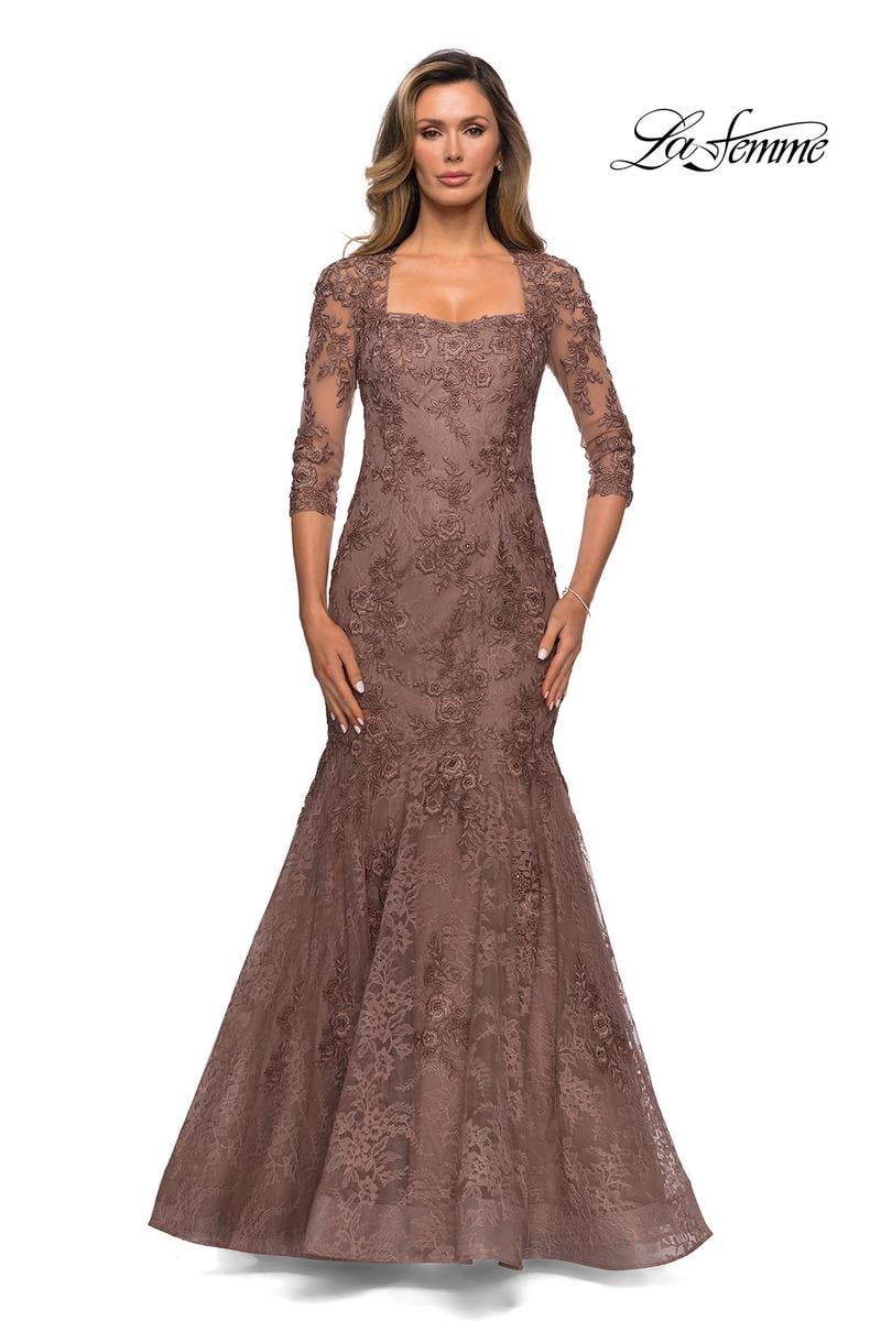La Femme Mother of the Bride 28033 - Cocoa