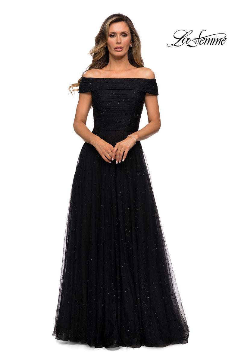 La Femme Mother of the Bride 28051 - Black