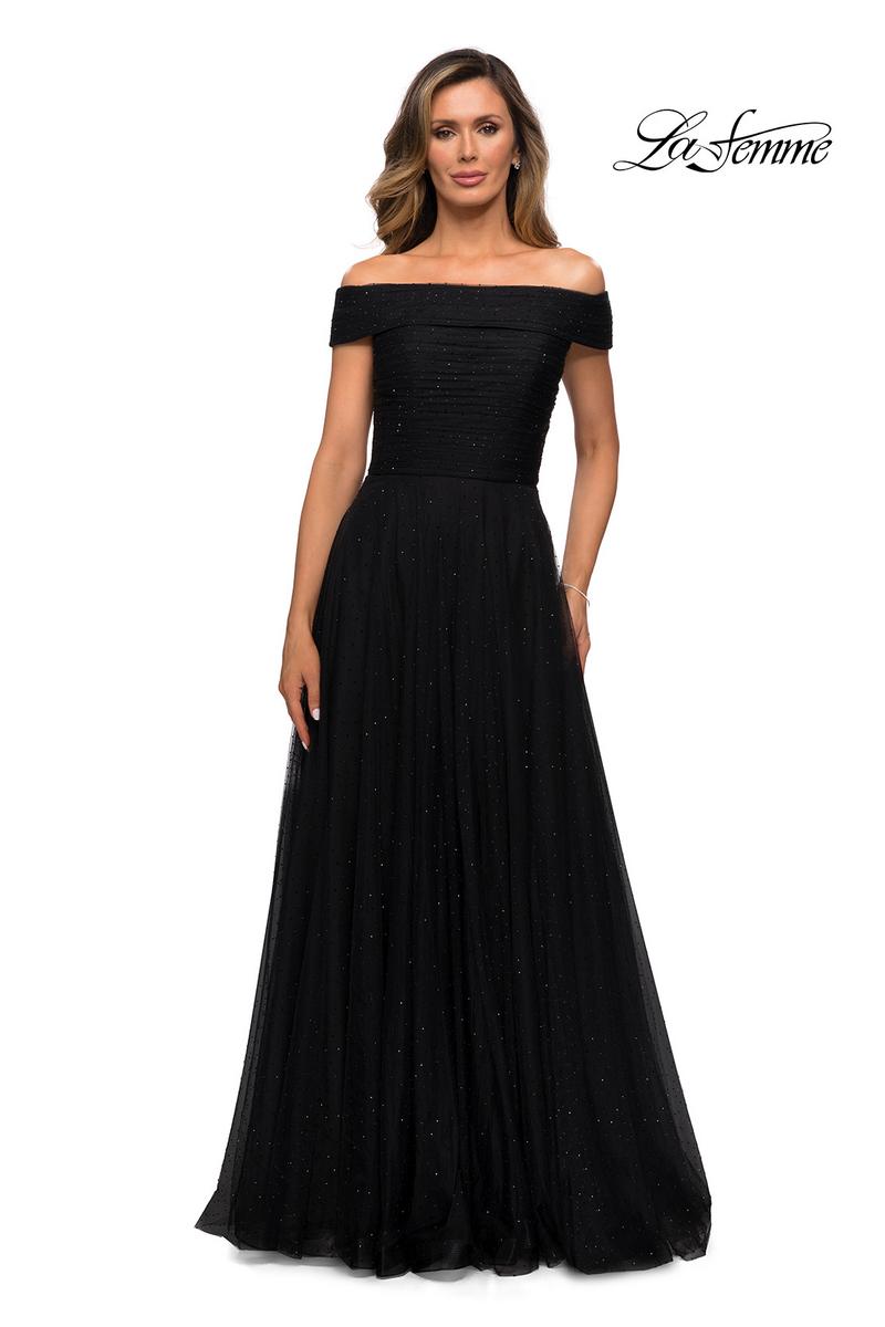 La Femme Mother of the Bride 28051 - Black