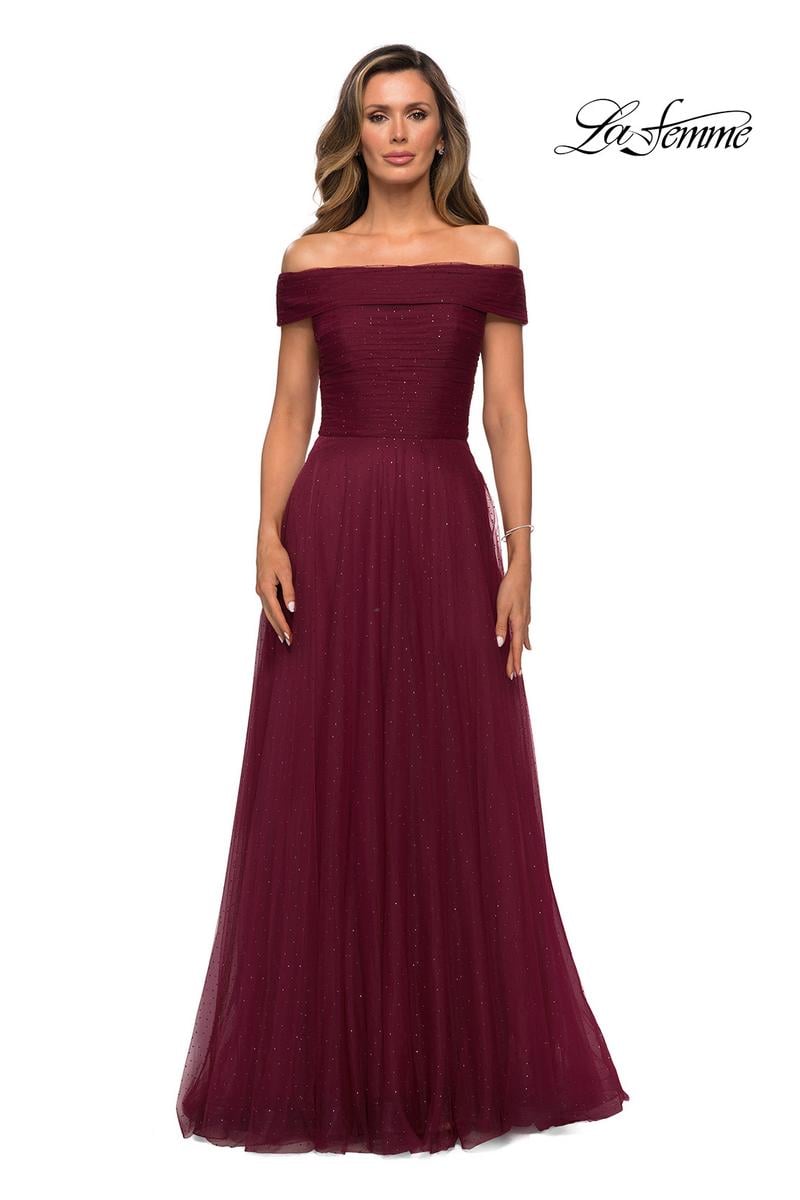 La Femme Mother of the Bride 28051 - Burgundy