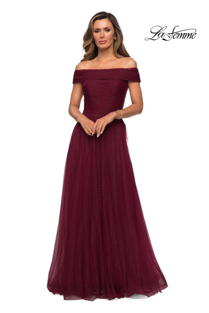 La Femme Mother of the Bride 28051 - Burgundy