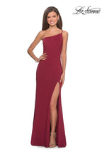 La Femme Evening Dress 28176 - Burgundy