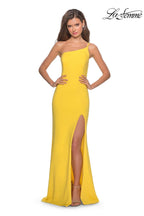 La Femme Evening Dress 28176 - Yellow