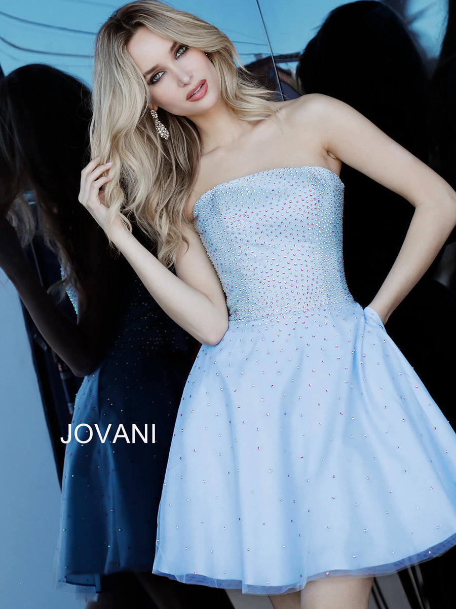 Jovani Homecoming Dress 2830 - Light Blue