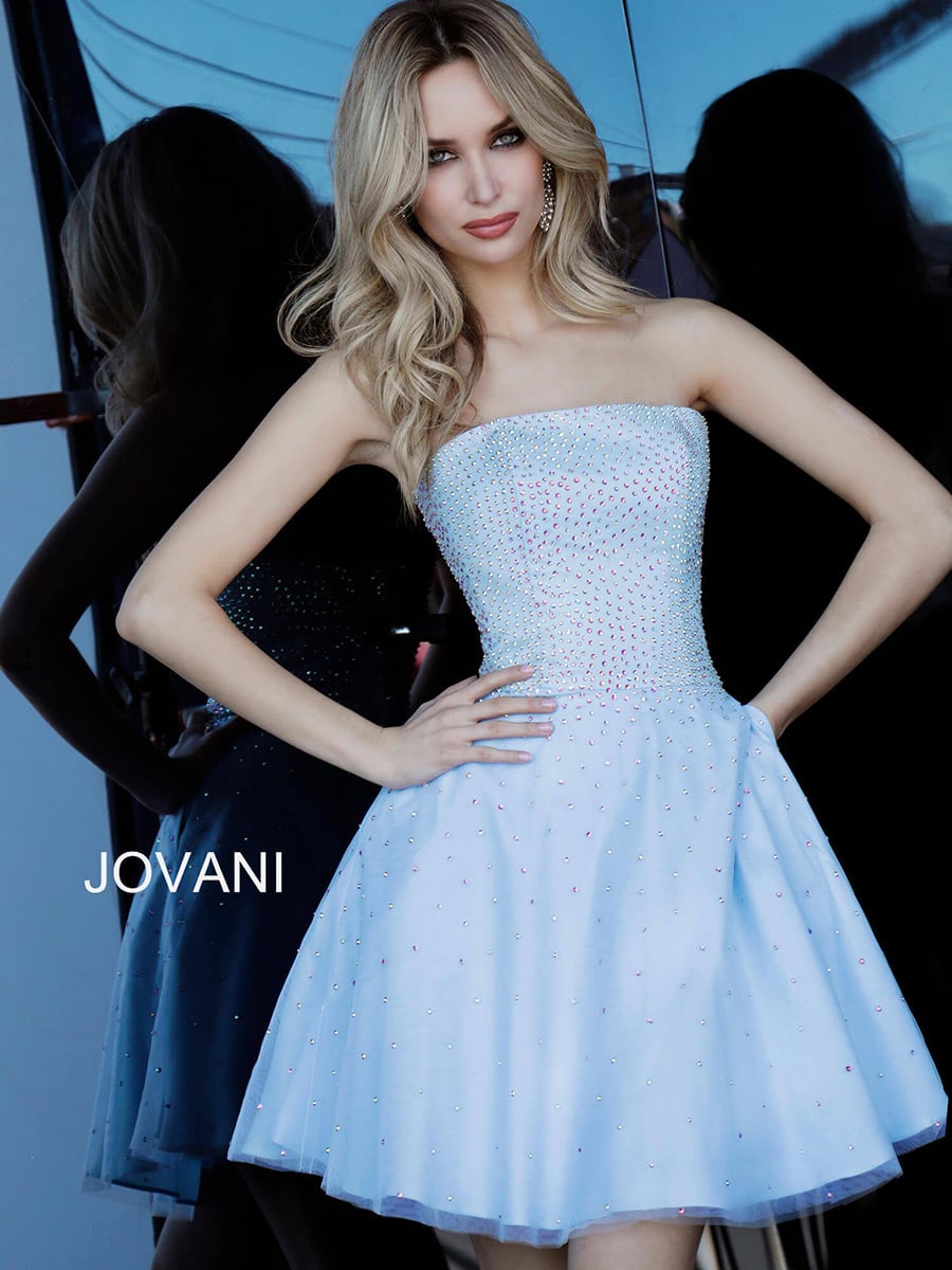Jovani Homecoming Dress 2830 - Light Blue