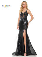 Colors Dress Dress 2848 - Black