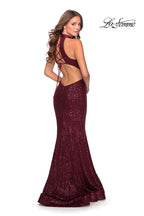 La Femme Prom 28612 - Burgundy