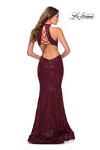 La Femme Prom 28612 - Burgundy