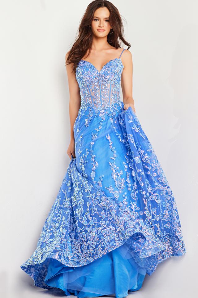 Jovani Prom 29072 - Turquoise