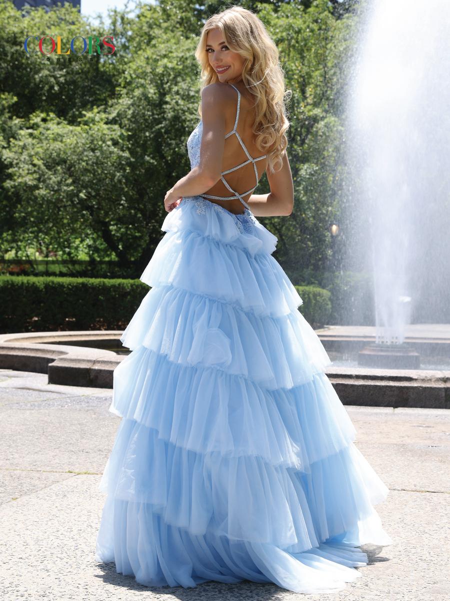 Colors Dress Dress 2911 - Light Blue