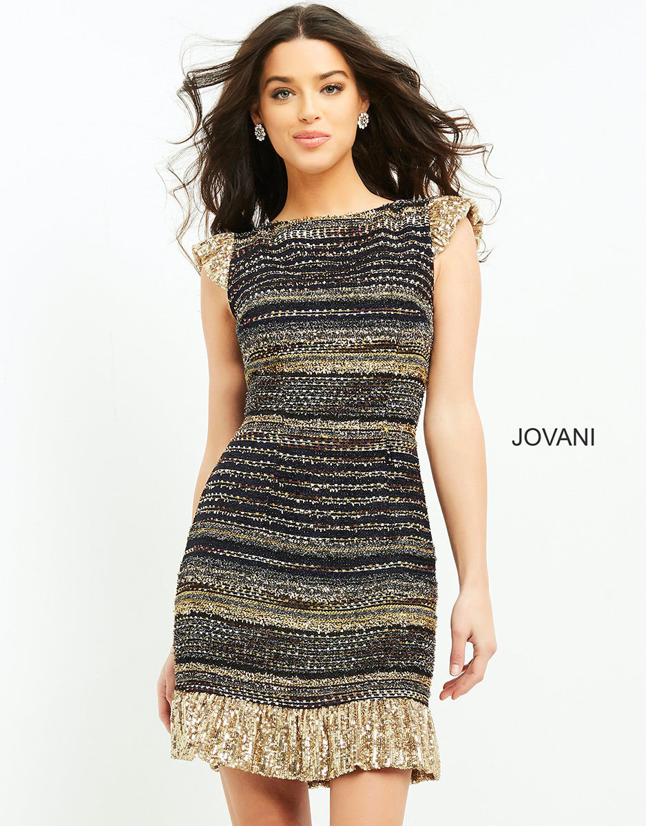 Jovani Short and Cocktail Dress 2920 - Black/Multi
