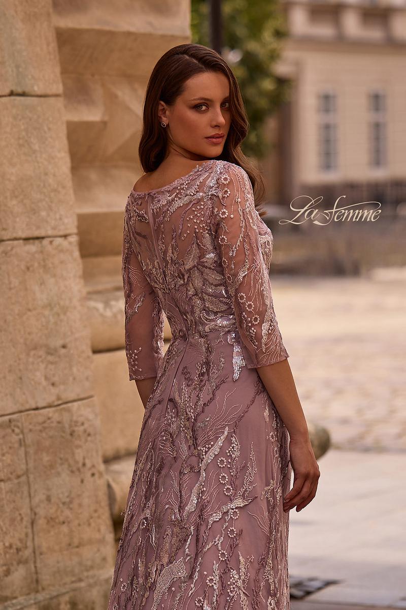 La Femme Evening Dress 29233 - Mauve