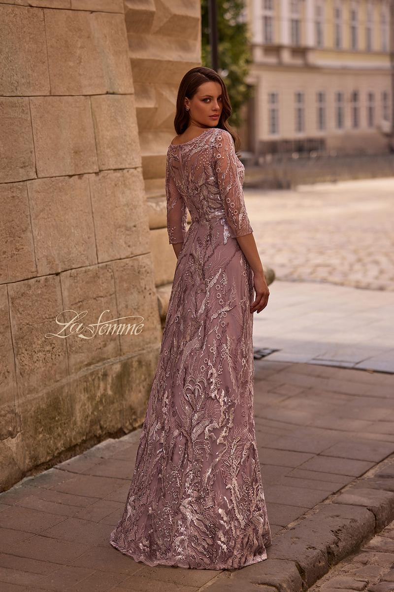 La Femme Evening Dress 29233 - Mauve