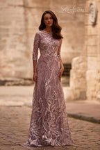 La Femme Evening Dress 29233 - Mauve