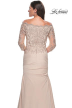 La Femme Evening Dress 29324 - Light Gold