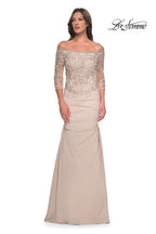 La Femme Evening Dress 29324 - Light Gold