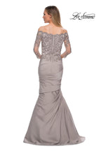 La Femme Evening Dress 29324 - Silver