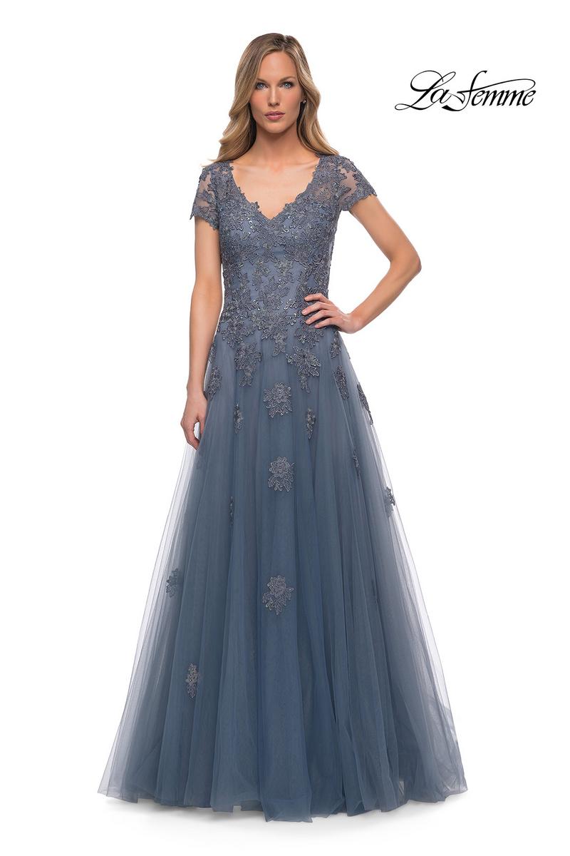 La Femme Mother of the Bride 29380 - Slate