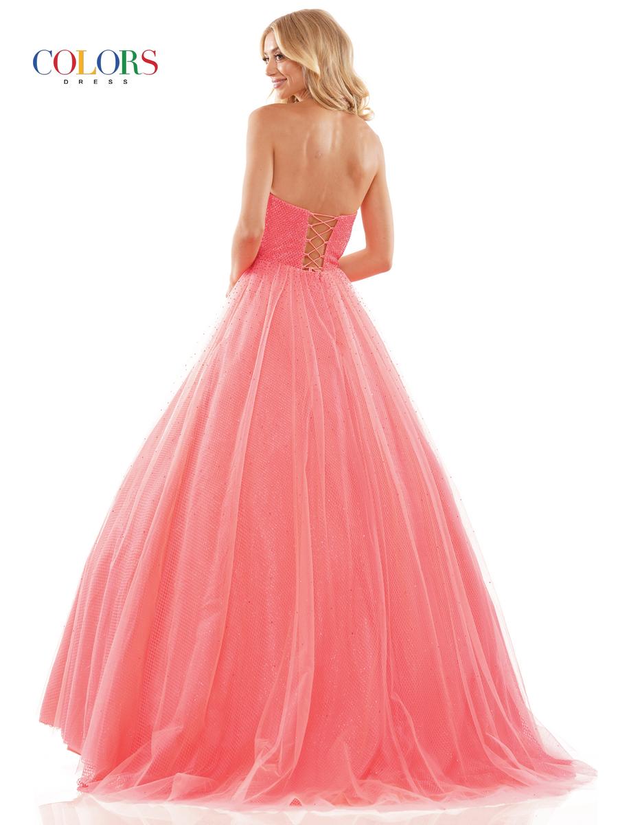 Colors Dress Dress 2939 - Hot Pink