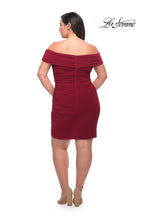 La Femme Curve Plus Size 29521 - Burgundy