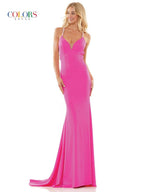 Colors Dress Dress 2974 - Hot Pink