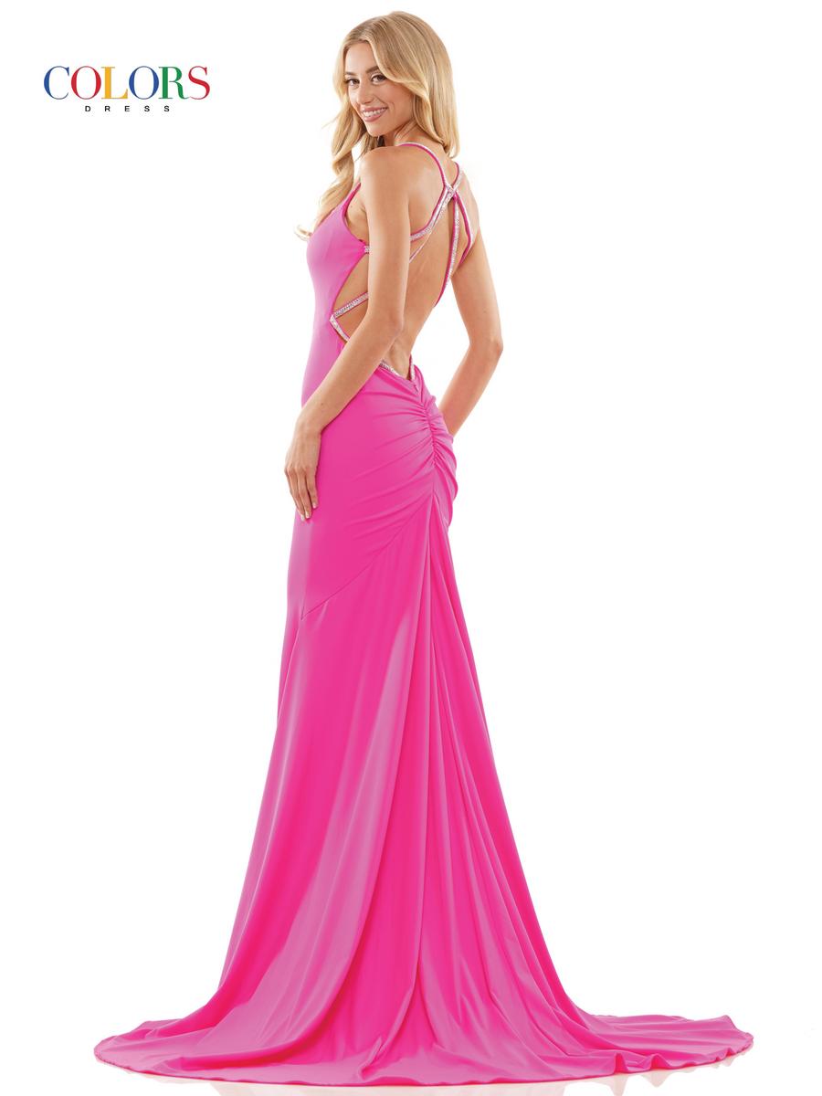 Colors Dress Dress 2974 - Hot Pink