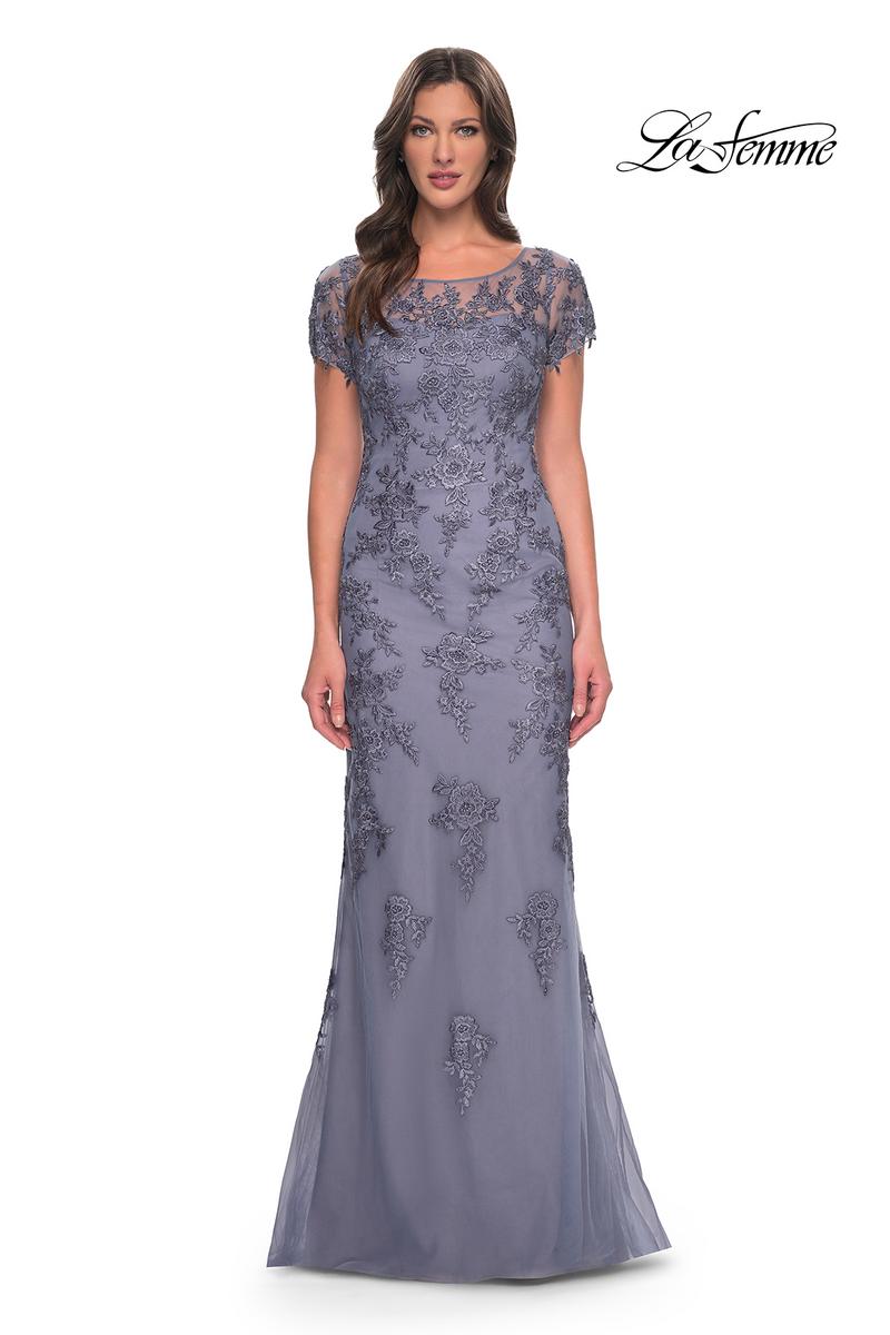 La Femme Evening 29792 - Dusty Purple