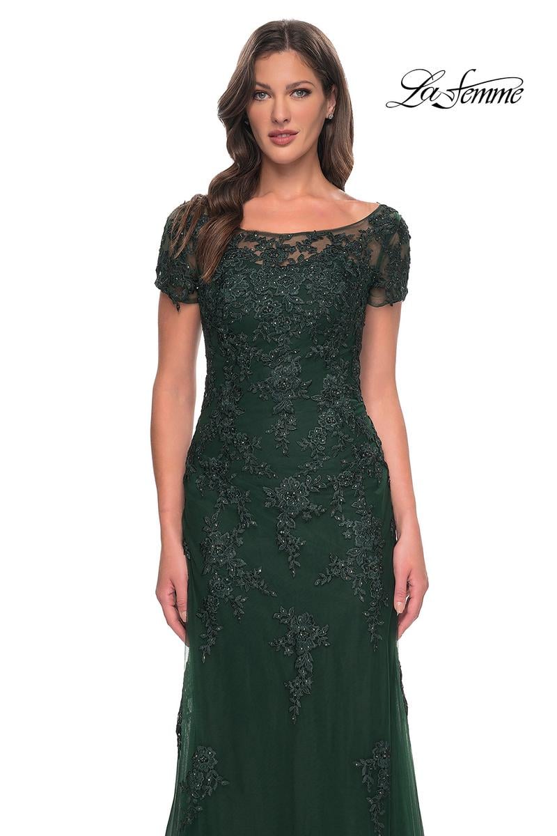 La Femme Evening 29792 - Dark Emerald