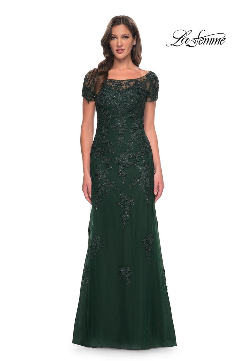 La Femme Evening 29792 - Dark Emerald