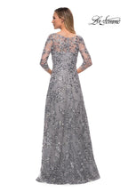 La Femme Evening Dress 29903 - Silver