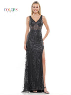 Colors Dress Dress 2990 - Black
