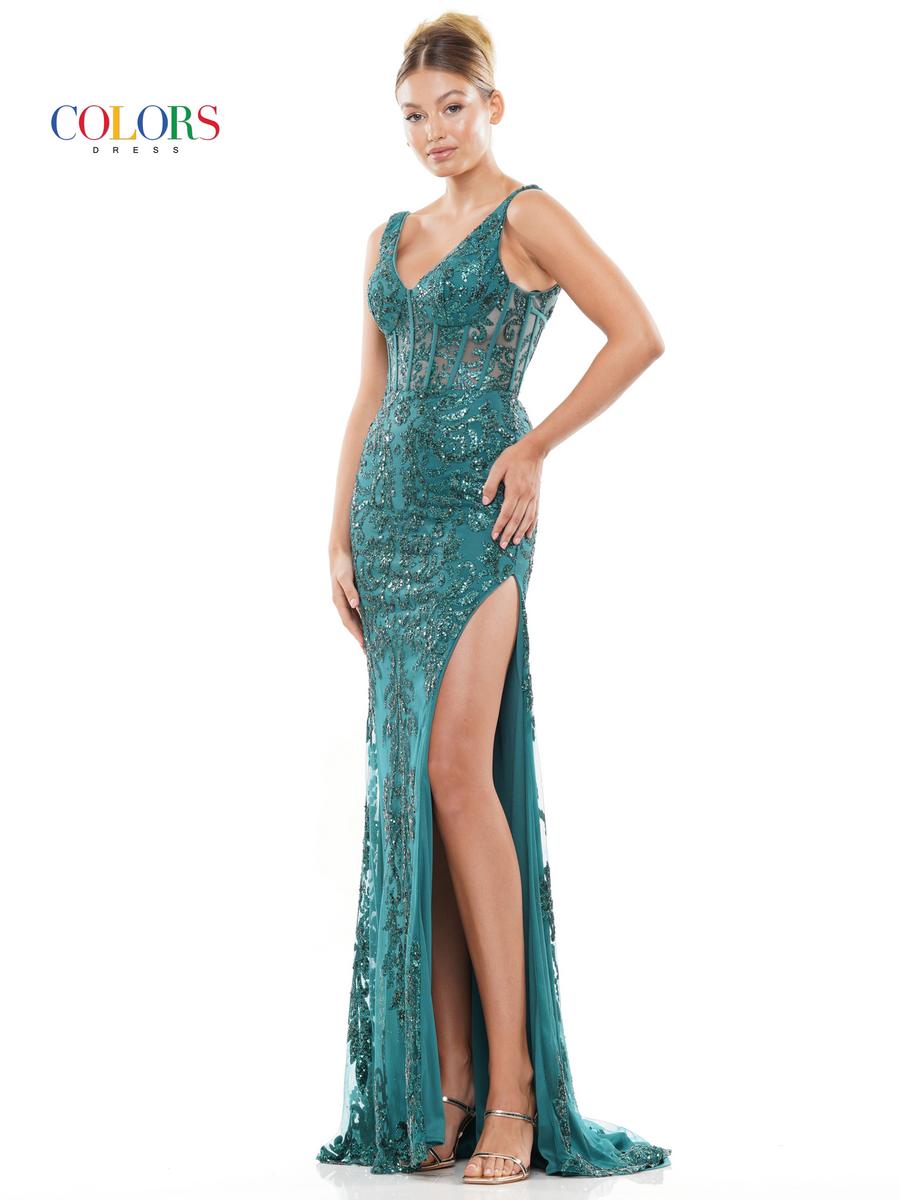 Colors Dress Dress 2990 - Deep Green