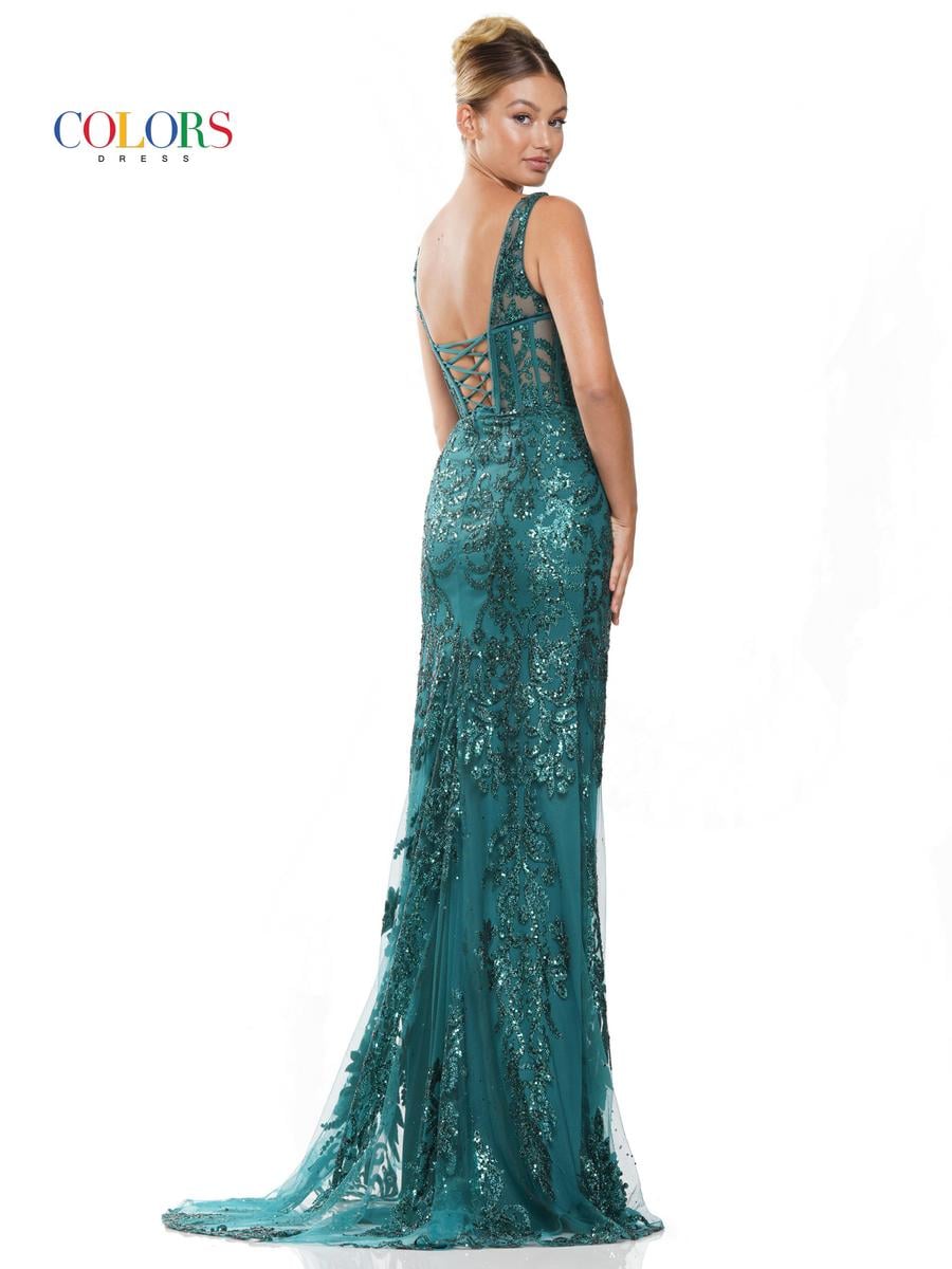 Colors Dress Dress 2990 - Deep Green