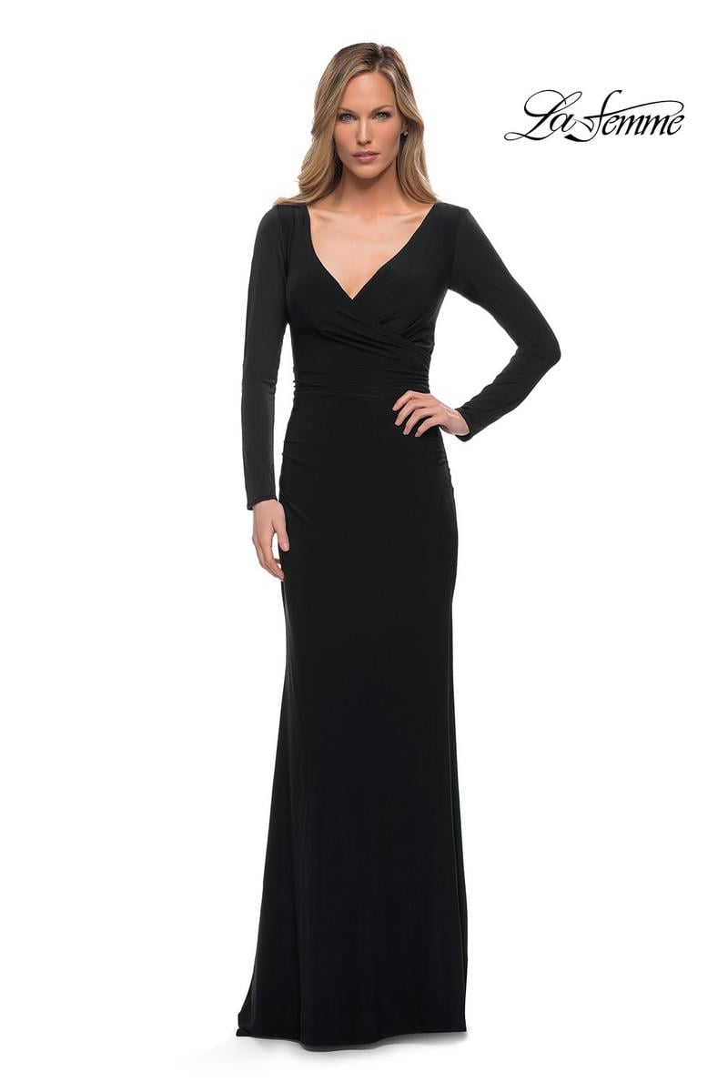 La Femme Evening 29924 - Black