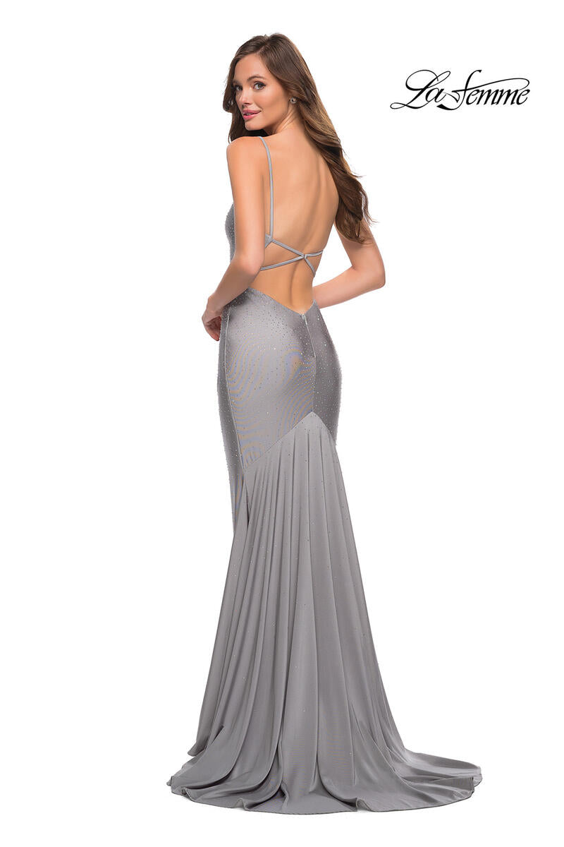La Femme Dress 29938 - Silver