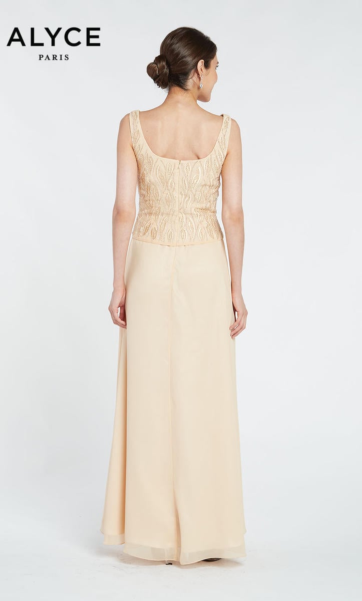 Alyce Black Label Dress 29953 - Peach