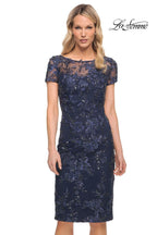 La Femme Evening Dress 29982 - Navy