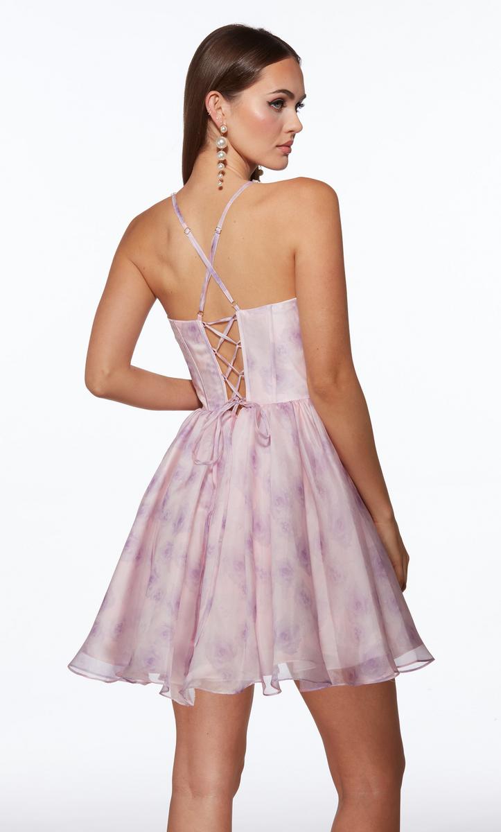 Alyce Paris Homecoming Dress 30006 - Lilac/Pink