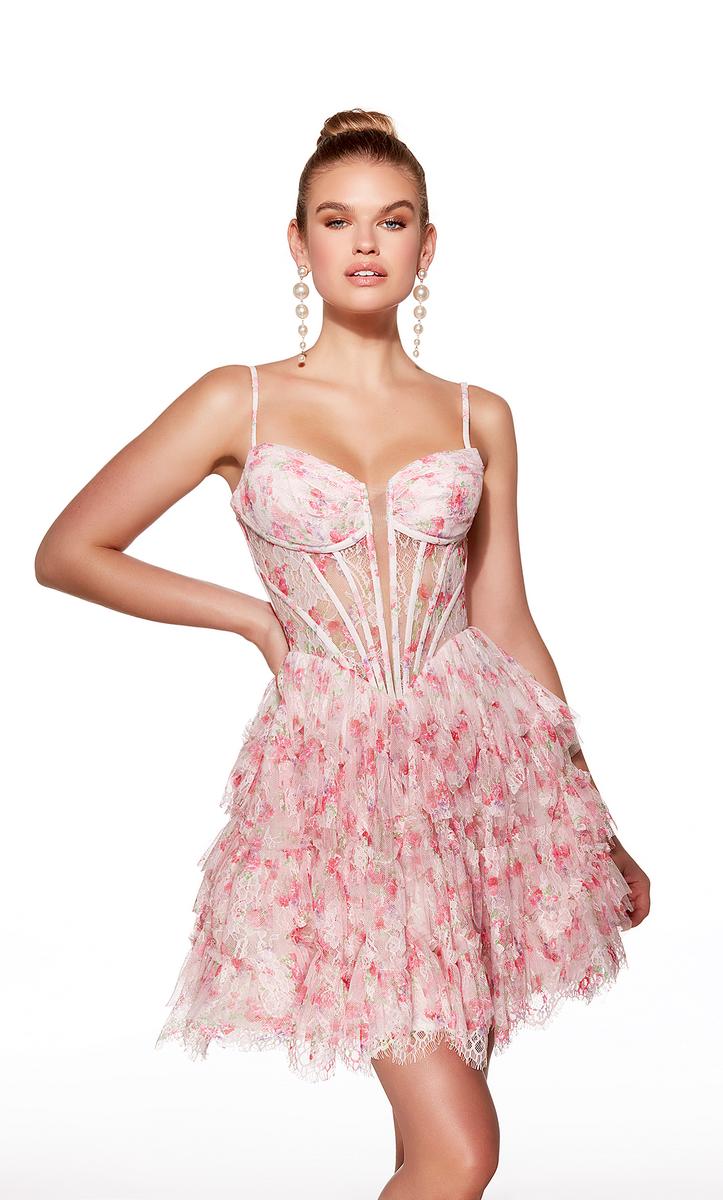 Alyce Paris Homecoming Dress 30009 - Pink