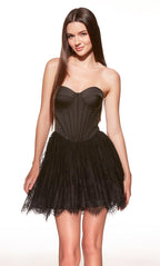 Alyce Paris Homecoming Dress 30011 - Black